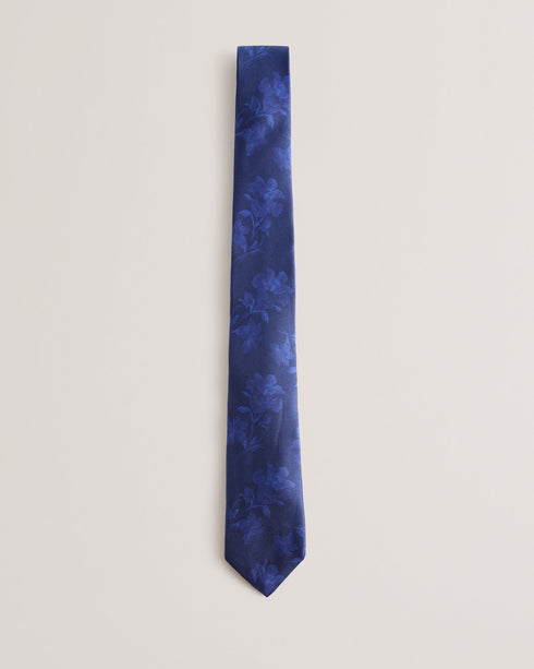 GOULDE-Ties-Floral Print Silk Tie- Ted Baker Romania